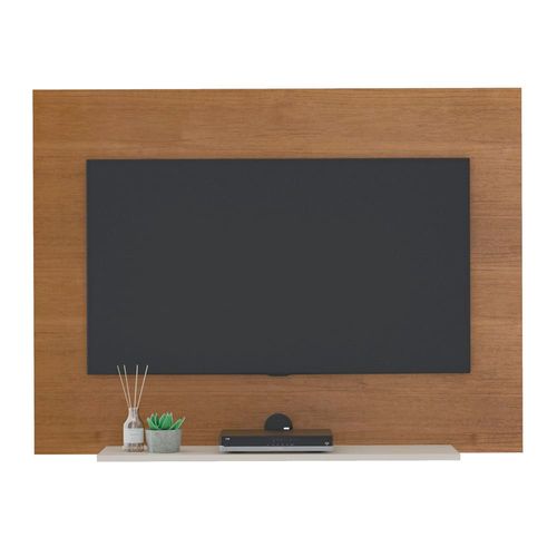 Painel Suspenso Artely com 120 cm de Largura, Ideal para TV de até 50" - Cinamomo/Off White