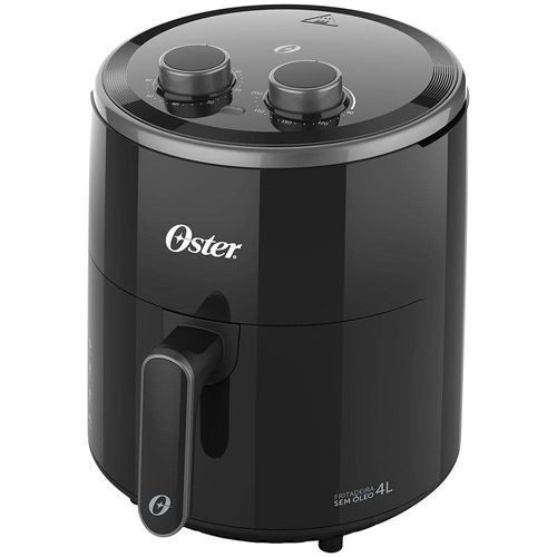 Fritadeira Elétrica Sem Óleo Air Fryer Oster OFRT400 4L – Preta 110V