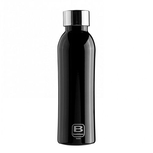 Garrafa Térmica Parede Dupla Twin 500ml Black Piano Bugatti