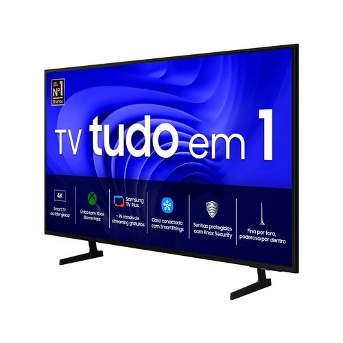 Smart TV 98" Samsung Crystal UHD 4K UN98DU9000 com Wi-Fi integrado, Bluetooth, Gaming Hub, Alexa e Som em Movimento Virtual