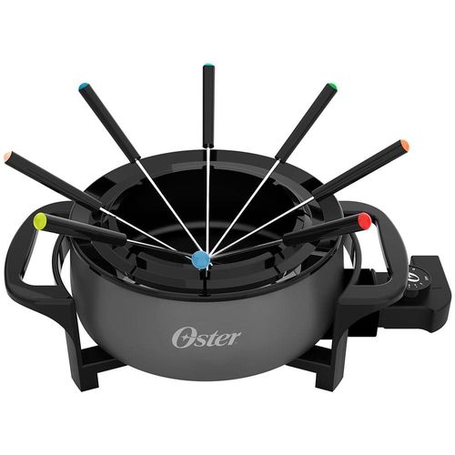 Panela Elétrica de Fondue Oster OFND100 2,4L - Cinza 110V