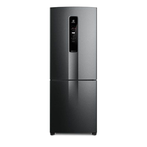 Geladeira Electrolux IB7B Frost Free Inverse Efficient com AutoSense Black Inox - 490L 110V