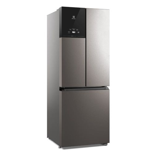 Geladeira Electrolux IM7S Frost Free Inverter Efficient AutoSense 3 Portas Inox Look - 480 litros 110V