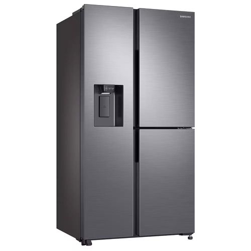 Geladeira Samsung Inverter Frost Free Side By Side RS65R 3 Portas com Tecnologia Exclusiva SpaceMax Inox Look - 602L 220V