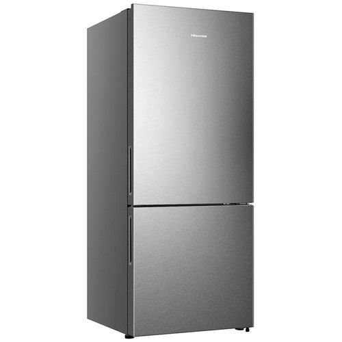 Geladeira Hisense Botton RB-52W Frost Free com Tecnologia Inverter, Portas Reversíveis e Painel Touch 397 L - Inox Look 110V