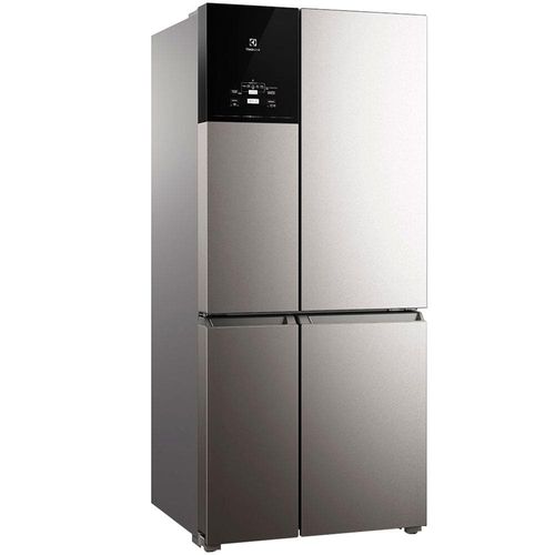 Geladeira Electrolux Multidoor Experience IQ8S Frost Free com Tecnologia Inverter e FlexiSpace 581 L – Inox 110V