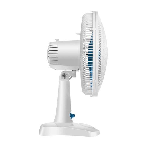 Ventilador de Mesa Mondial Maxis V30MXW 30cm com 6 pás, 3 velocidades e 50W – Branco / Azul 220V