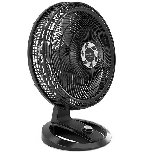 Ventilador de Mesa Britânia Maxx Force BVT500 58cm com 3 Velocidades e 6 Pás - Preto 110v