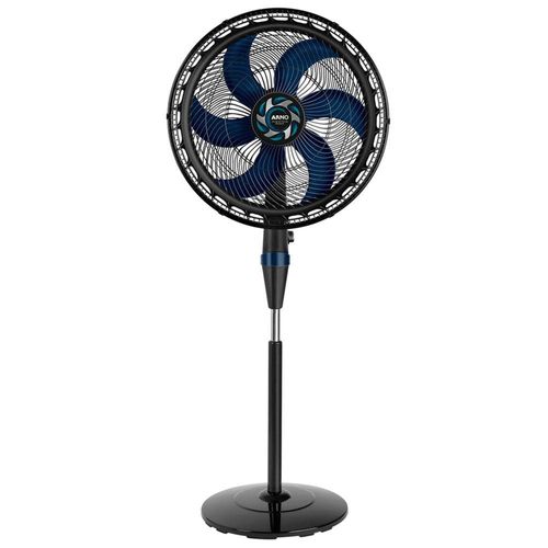 Ventilador de Coluna Arno Xtreme Force Breeze VB52 50 cm com 3 velocidades e 6 Pás – Preto 220v