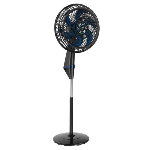 Ventilador de Coluna Arno Xtreme Force Breeze VB4C 40 cm com 3 velocidades e 6 Pás - Preto 110v