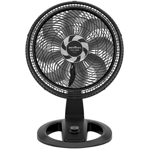 Ventilador de Mesa Britânia Maxx Force BVT481 47cm com 3 Velocidades e 8 Pás - Preto 110v