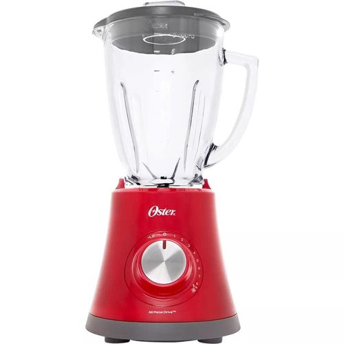 Liquidificador Oster Super Chef RR8 Vermelho com Copo de Vidro 750W e 8 Velocidades 110V