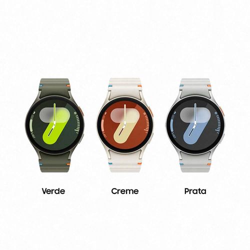 Smartwatch Samsung Galaxy Watch7 BT 44mm Verde Tela Super AMOLED de 1.47", Bluetooth, Wi-Fi, GPS, NFC e Google Wear OS