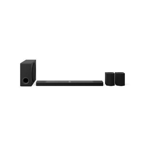 Soundbar LG S95TR com 9.1.5 canais, Bluetooth, Dolby Atmos, Caixas de Som Traseiras, DTS X, AI Sound Pro, Sem fios, Conexões Múltiplas - 810W RMS