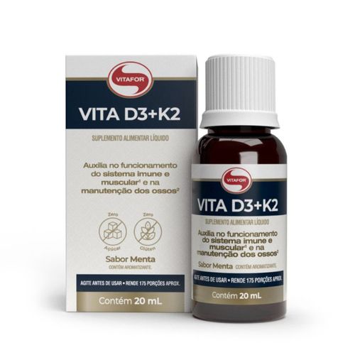 Vitamina D3 K2 Menta Vitafor 20ml