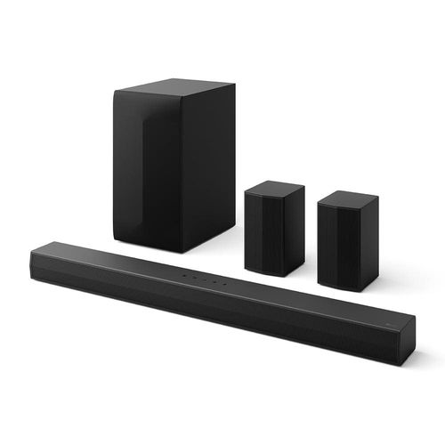 Home Theater Soundbar LG S60TR com 5.1 Canais, Bluetooth, Dolby Digital, Caixas Traseiras Sem Fio, AI Sound Pro, Wow Interface - 440W RMS