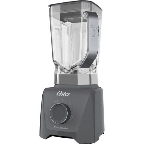 Liquidificador Oster 1100 Full OLIQ606 Cinza com 12 Velocidades - 1.100W 110V