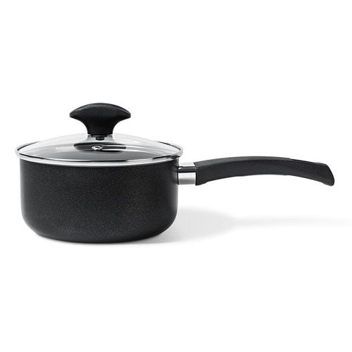 Panela com Tampa Brinox Masala Preta Brilho - 16 cm