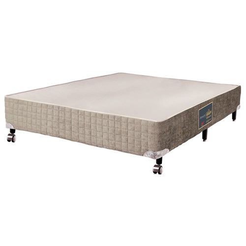 Base Box para Colchão de Casal Castor Premium Tecnopedic 39x138x188 cm – Bege/Branco