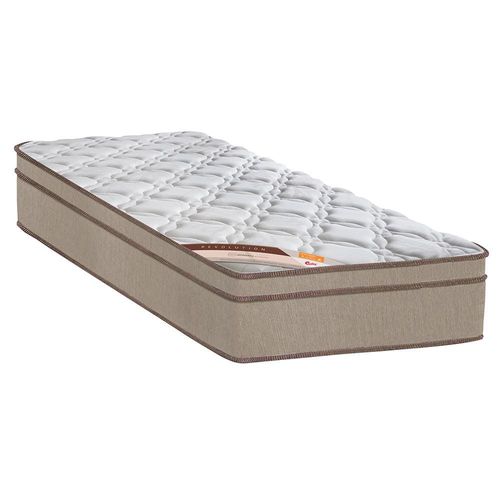 Cama Box Solteirão Castor Revolution com Mola Bonnel 66x96x203cm – Bege