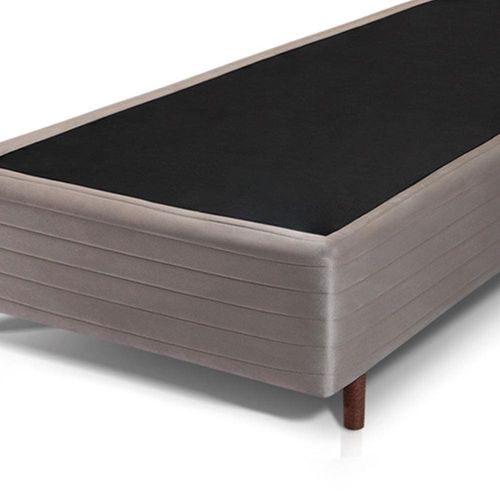 Base Box para Colchão King Size Hellen Dublin 26x96x203cm - Bege