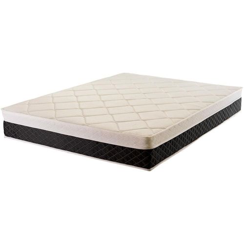 Colchão Queen Size Hellen Palermo com Molas Ensacadas 24x158x198cm - Preto/Branco