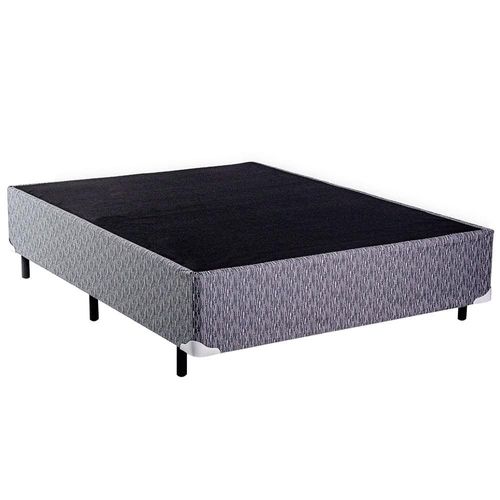Base Box para Colchão de Casal Luckspuma Valência Comfort 36x138x188cm - Cinza