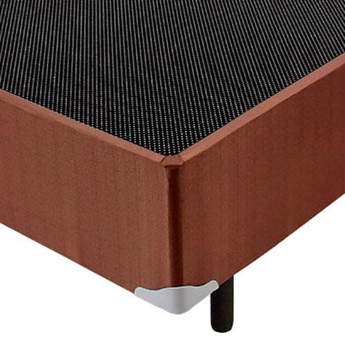 Base Box para Colchão de Casal Luckspuma Madri 36x138x188cm - Marrom