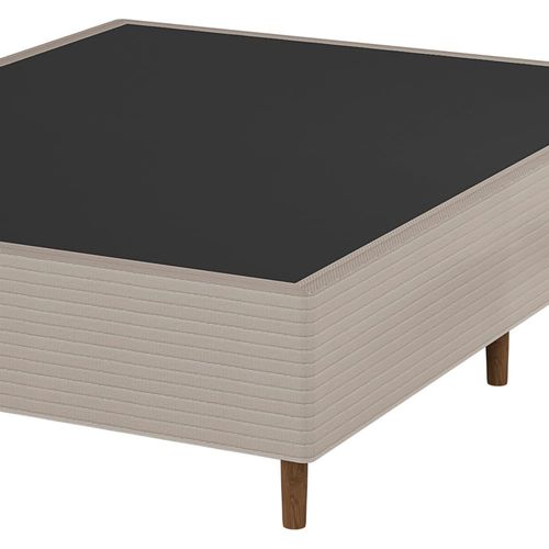 Base Box de Casal Umaflex Milão com Revestimento em Malha 26x138x188cm – Bege