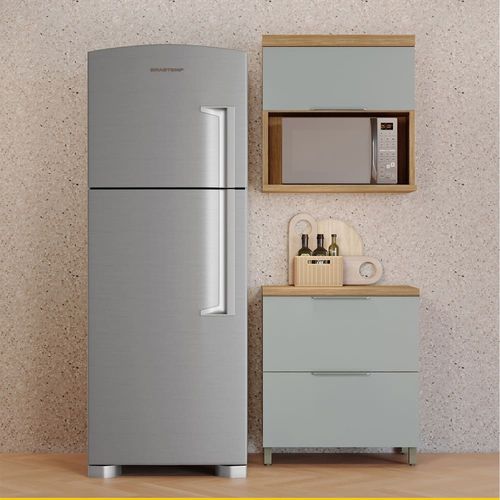 Cozinha Compacta Nesher Marquesa com 2 Portas, 1 Gaveta e 2 Prateleiras - 80cm de largura