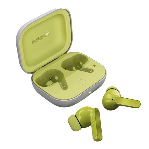 Fone de Ouvido Bluetooth Motorola Moto Buds com Cancelamento de Ruído e Resistência a Água – Green