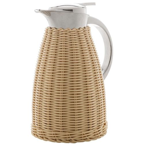 Garrafa Térmica Wolff com Rattan Bege - 1,5L