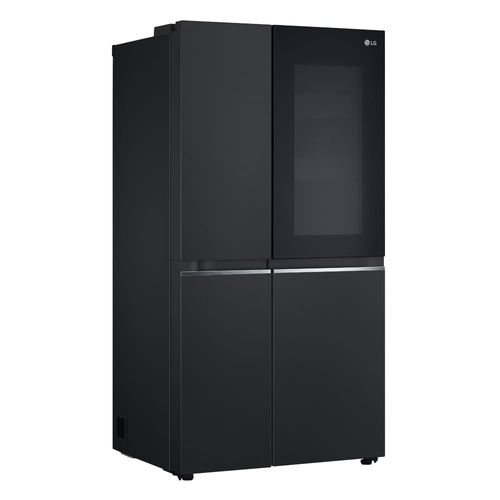 Geladeira LG Side by Side GC-V257SQV com Tecnologia Smart Inverter InstaView e Design Premium Black Inox - 647 litros 110V