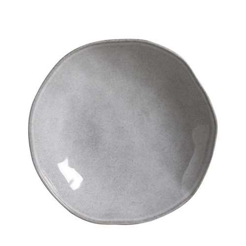 Conjunto de Pratos Fundos Porto Brasil Orgânico Concreto com 6 Peças - Cinza