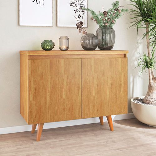 Buffet Viero Essence com 2 portas e 1 prateleira - 101cm de largura Mel