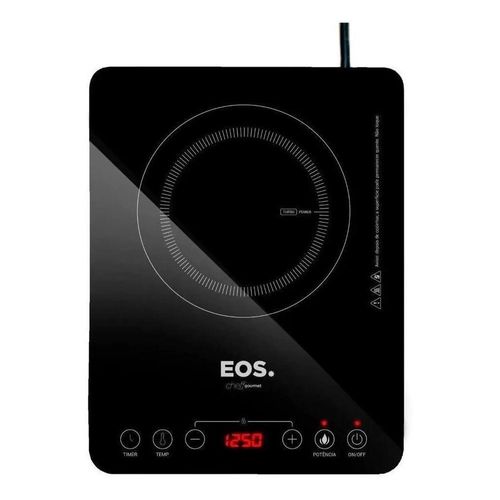 Cooktop de Indução Portátil 1500w EOS Cheff Gourmet ECI01PP