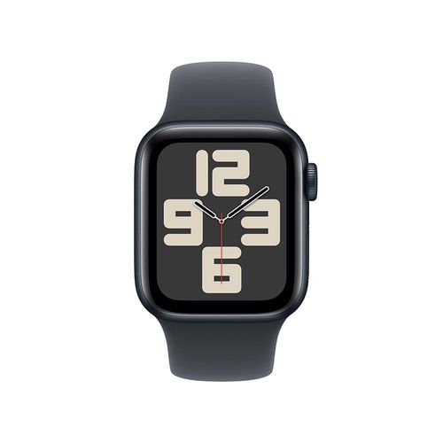 Apple Watch SE GPS, Caixa Meia-noite de Alumínio – 40 mm e Pulseira Esportiva Meia-noite – M/G