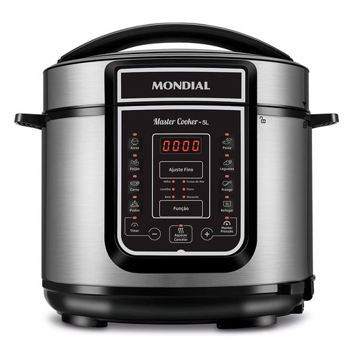 Panela Elétrica de Pressão Mondial Digital Master Cooker PE-38 5L - Preta 220V