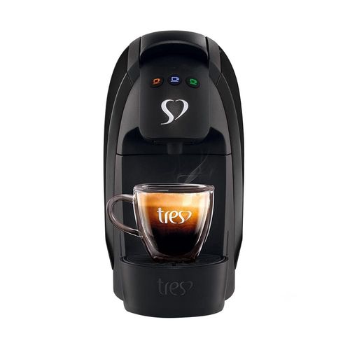 Máquina de Café Espresso 3 Corações Luna Automática 600ml - Preto 110V