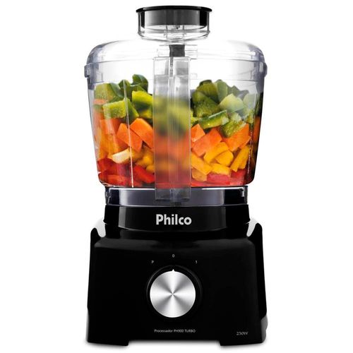 Mini Processador de Alimentos Philco PH900P Turbo 250W – Preto 110V