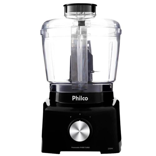 Mini Processador de Alimentos Philco PH900P Turbo 250W – Preto 110V