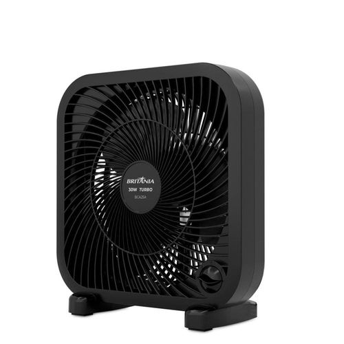 Ventilador Circulador de Ar Britânia BCA25A com 3 Velocidades e 30W de Potência – Preto 110V