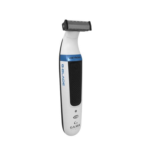 Aparador de Pelos Gama G Blade GCX623 Bivolt com Carregamento USB e Função Wet & Dry – Branco e Azul