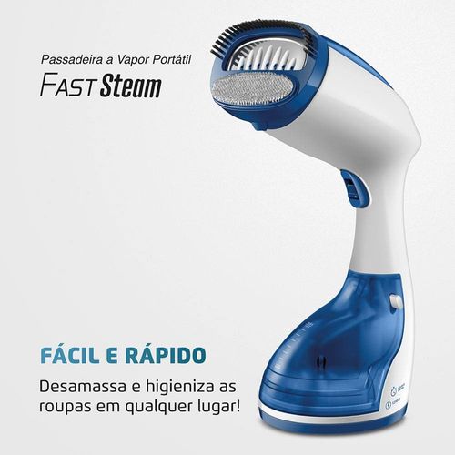 Passadeira a Vapor Mondial Fast Steam VP-09 - Branco/Azul 220v