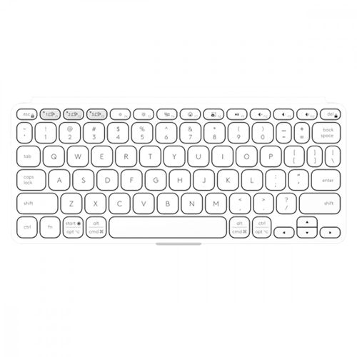 Teclado Sem Fio Portátil Logitech Keys-To-Go 2 Bluetooth Branco US