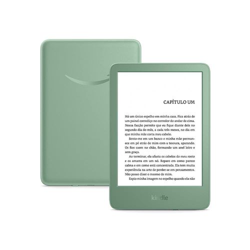 E-Reader Kindle 11ª Geração Amazon com 16GB, Luz integrada e Wi-Fi - Verde