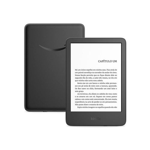 E-Reader Kindle 11ª Geração Amazon com 16GB, Luz integrada e Wi-Fi - Preto