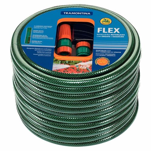 Mangueira Tramontina Flex 30 Metros - Verde