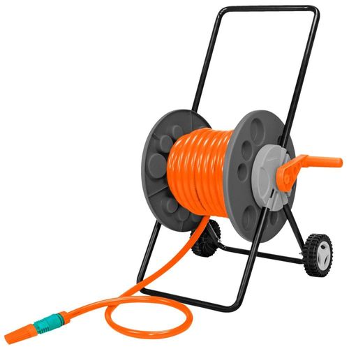 Enrolador de Mangueira Tramontina 1/2" até 50 metros com Rodinhas