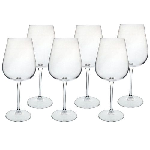 Conjunto de Taças para Vinho Tinto Bohemia Ardea 540 ml em Cristal Ecológico - 6 Peças